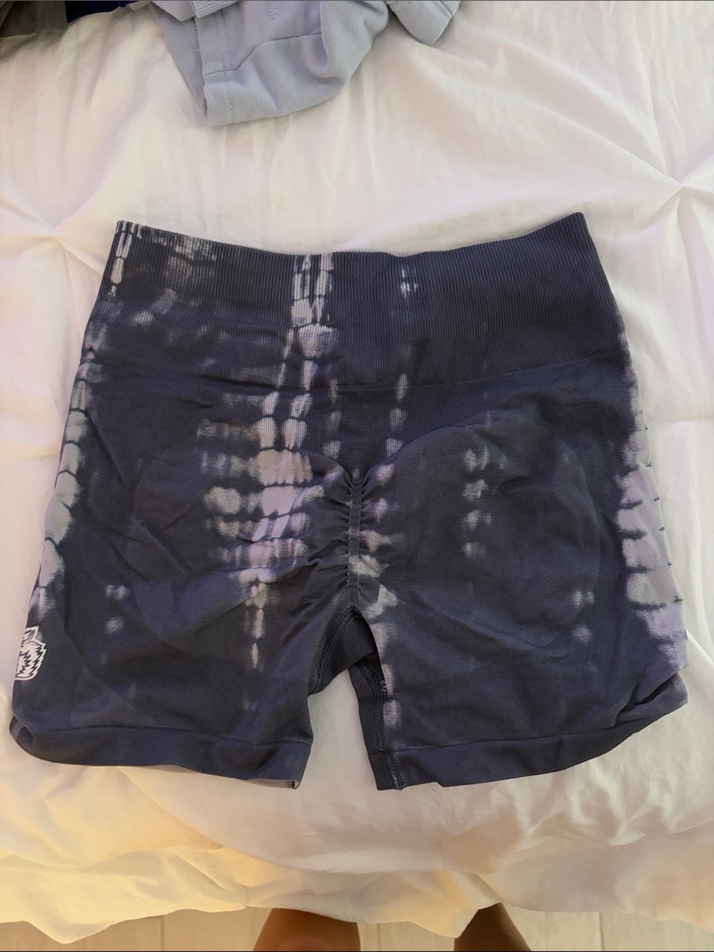 Darc sport Tie-Dye Seamless High-Waist Women’s Shorts - Navy